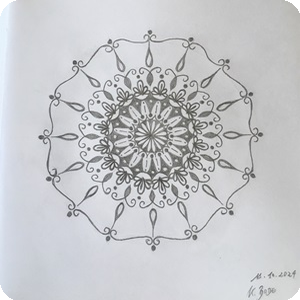Bleistift Mandalas