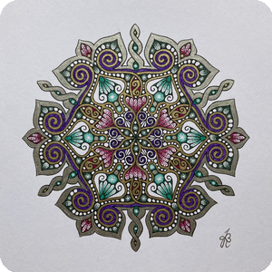 Gold Mandala 103