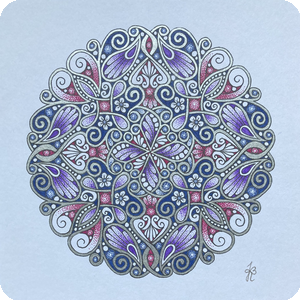 Gold Mandala 105
