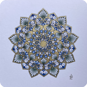 Gold Mandala 106