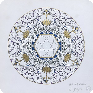 Gold Mandala 5