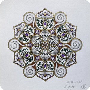 Gold Mandala 66
