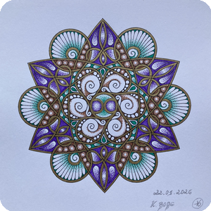 Gold Mandala 82