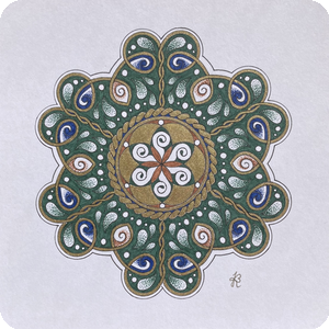 Gold Mandala 90